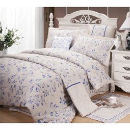 夏日輕涼 恩達家紡青花寐影苧麻四件套，詮釋田園與舒適的完美交融